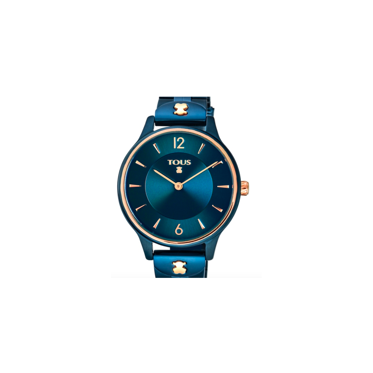 Reloj Tous Len de acero IP azul/rosado 100350605
