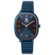 Reloj Tous Heritage Brick de acero IP azul/rosado 100350620